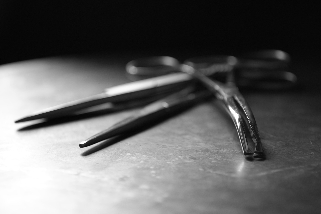 Sharp Surgical Scissors